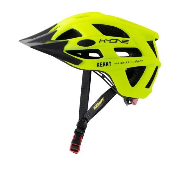 Casque VTT Kenny K-One Jaune Fluo 2 Casque VTT Kenny K-One Jaune Fluo – Image 2