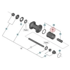 Corps De Cassette Shimano 105 FH-5800 - 10/11 Vitesses