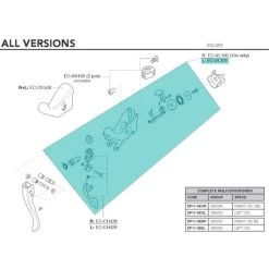 Campagnolo® Corps Mécanique Gauche Ergopower Campagnolo - EC-VL101