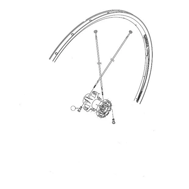 Ecrou Shimano WH-R550 Arrière (x1) 1 Ecrou Shimano WH-R550 Arrière (x1)