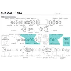 Campagnolo® Kit Roulement Campagnolo HB-SH100 - [Moyeu USB]