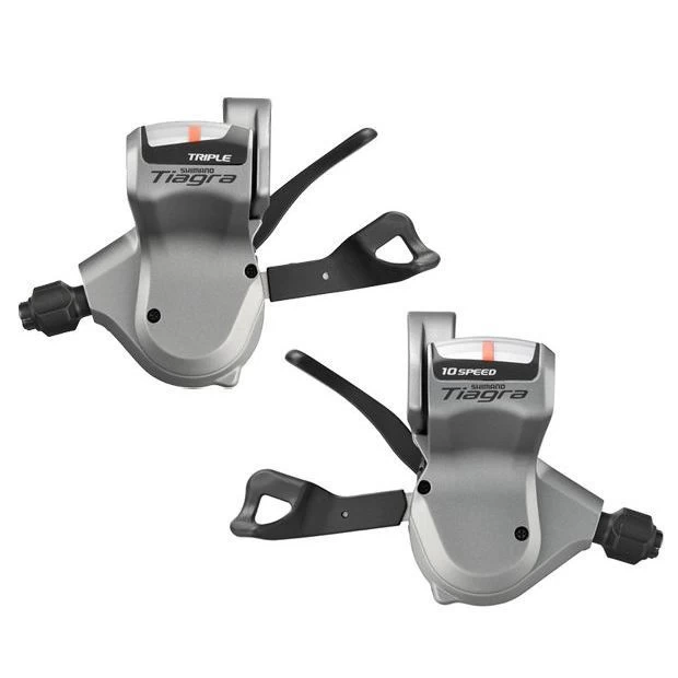 Manettes De Dérailleur Shimano Tiagra SL-4600 - Cintre Plat - 3x10 Vitesses 1 Manettes De Dérailleur Shimano Tiagra SL-4600 - Cintre Plat - 3x10 Vitesses
