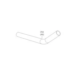 Deda-elementi Paire D'extensions Deda Elementi Crononero Evo - 370 Mm - Black