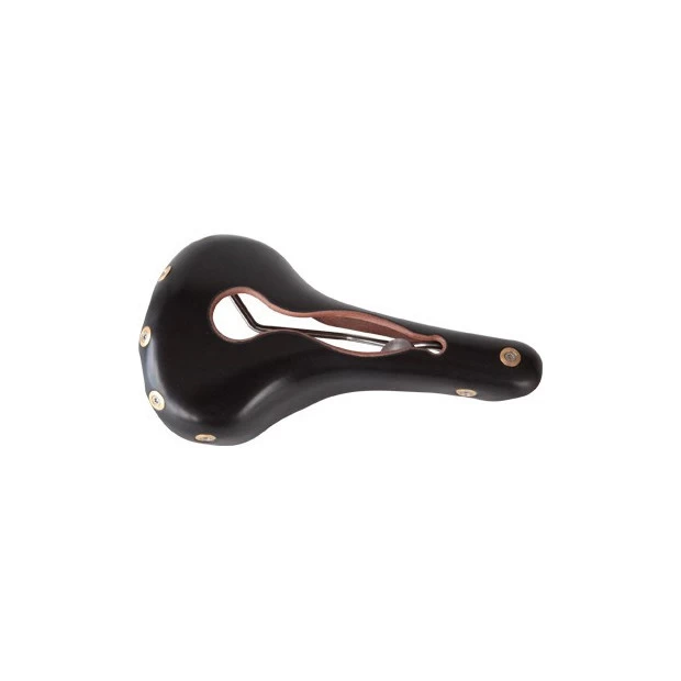 Selle En Cuir Gilles Berthoud Aravis Ouverte - Noir 1 Selle En Cuir Gilles Berthoud Aravis Ouverte - Noir