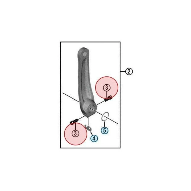Vis De Manivelle Gauche Shimano Tiagra FC-M617/FC-M8100 1 Vis De Manivelle Gauche Shimano Tiagra FC-M617/FC-M8100